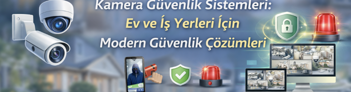 Kamera Güvenlik Sistemleri: Ev ve İş Yerleri İçin Modern Güvenlik Çözümleri