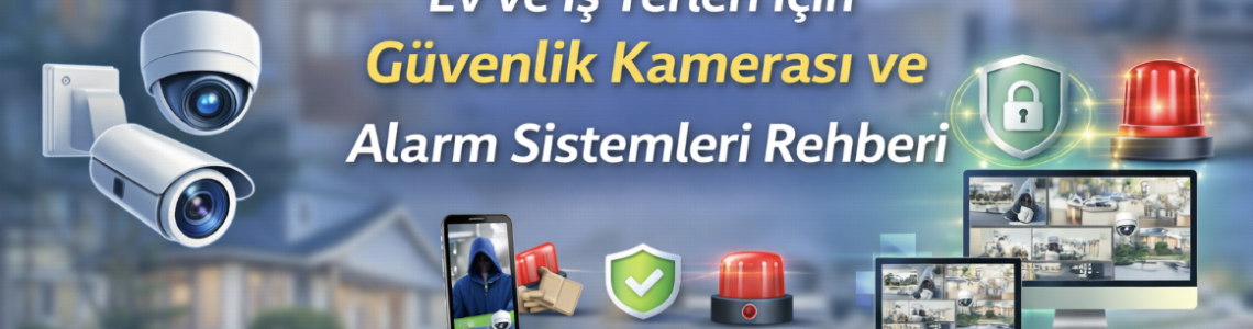 Ev ve İş Yerleri İçin Güvenlik Kamerası ve Alarm Sistemleri Rehberi