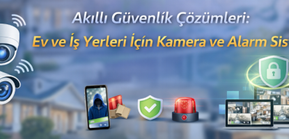 Akıllı Güvenlik Çözümleri: Ev ve İş Yerleri İçin Kamera ve Alarm Sistemleri