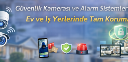 Güvenlik Kamerası ve Alarm Sistemleri ile Ev ve İş Yerlerinde Tam Koruma